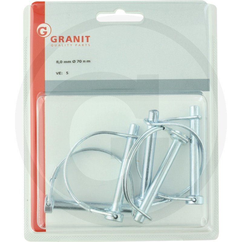 Zestaw zawleczek rurowych