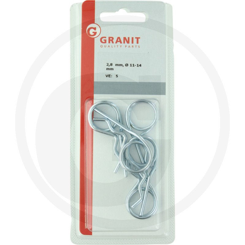 Zestaw zawleczek sprężystych