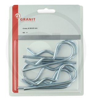 Zestaw zawleczek sprężystych