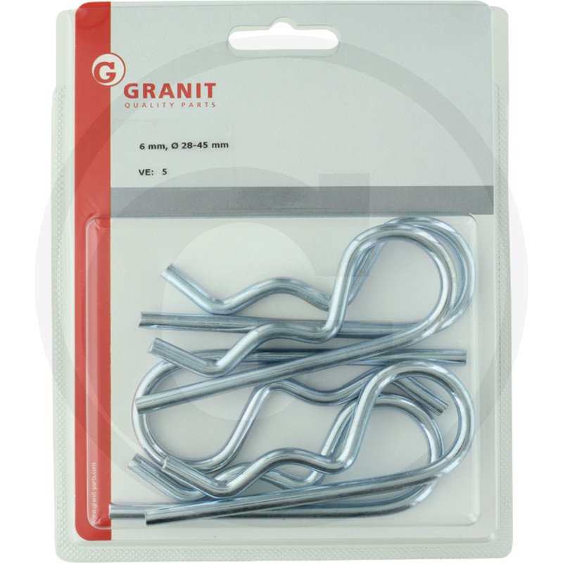 Zestaw zawleczek sprężystych