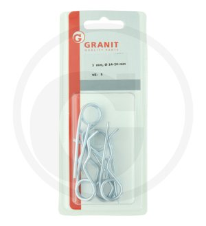 Zestaw zawleczek sprężystych