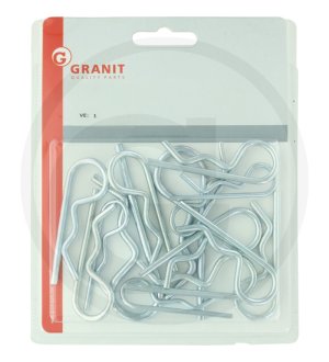 Zestaw zawleczek sprężystych