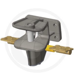 Zaczep automatyczny z kołnierzem C99110002