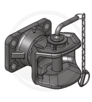 Zaczep automatyczny z kołnierzem Scharmü 05.1415.01-A02