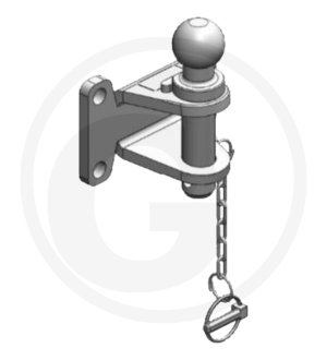 Pazur holowniczy z trzpieniem ISO 50 (sa