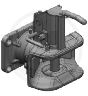 Dyszel kołnierzowy automatyczny 160x100