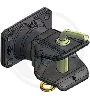 Zaczep automatyczny z kołnierzem 8005165