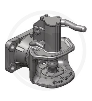 Zaczep automatyczny z kołnierzem Scharmü