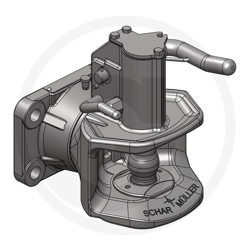 Zaczep automatyczny z kołnierzem Scharmü