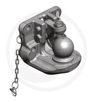 Zug-Kugel Winkel K80® 140x80 M20