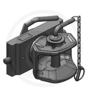 Zaczep obrotowy ręczny W245 CBM