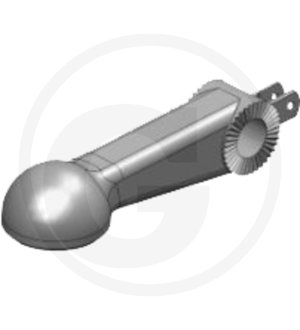 Ucho dyszla z kulką uzębioną 80? Z36 Joh
