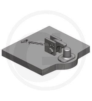 Płyta nośna Pitonfix z kontur. 396x396x4