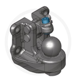 Zug-Kugel Winkel K80® Autotransporter 16