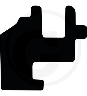 Mata podłogowa, welurowa