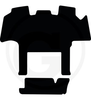 Mata podłogowa, welurowa