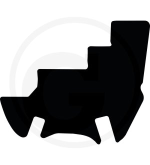 Mata podłogowa, welurowa