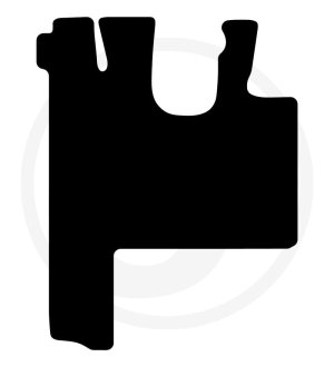 Mata podłogowa, welurowa