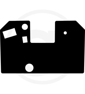 Mata podłogowa, welurowa