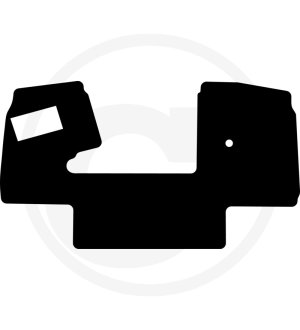 Mata podłogowa, welurowa