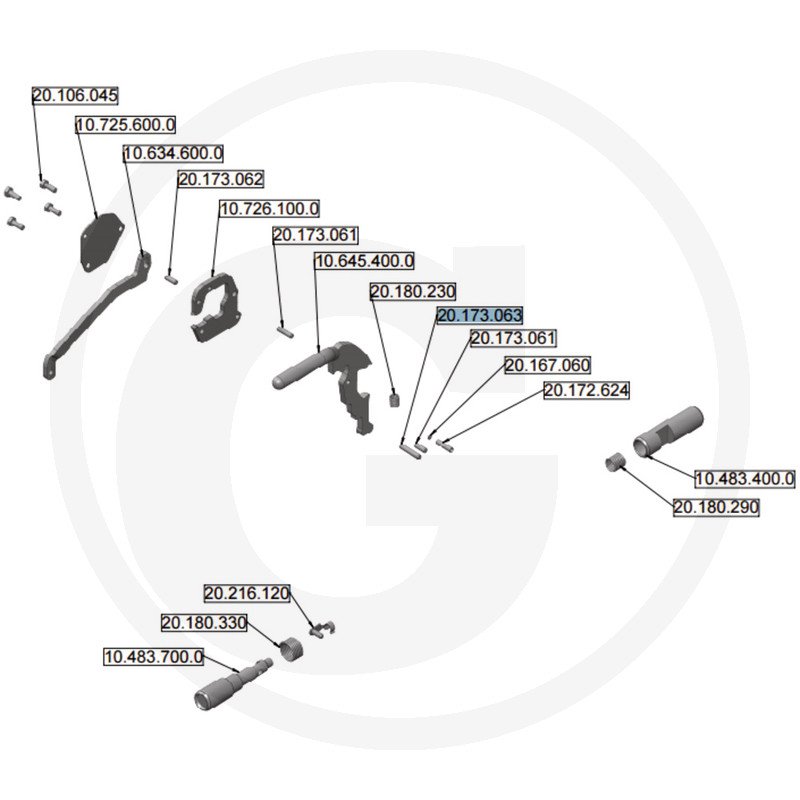 Zestaw doposażenia - płyty przesuwne 02.481.010