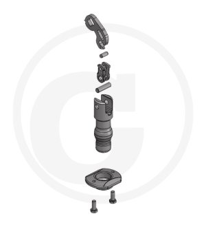 Sworzeń główny zaczepu - zestaw 02.480.021