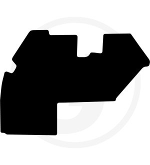 Mata podłogowa, welurowa