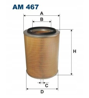 Filtr powietrza FILTRON AM 467