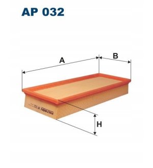 Filtr powietrza FILTRON AP 032