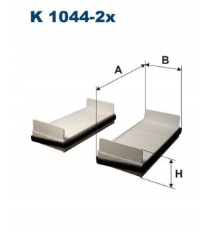 Filtr kabiny FILTRON K 1044-2X