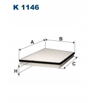 Filtr kabiny FILTRON K 1146