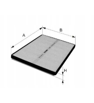 Filtr kabiny FILTRON K 1049