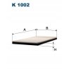 Filtr kabiny FILTRON K 1002