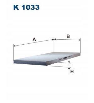 Filtr kabiny FILTRON K 1033