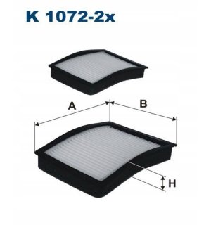 Filtr kabiny FILTRON K 1072-2X