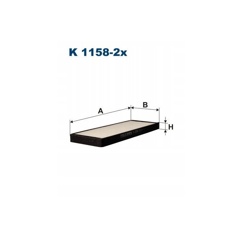 Filtr kabiny FILTRON K 1158-2X