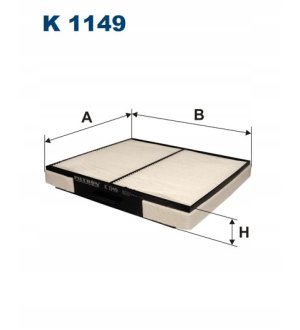 Filtr kabiny FILTRON K 1149