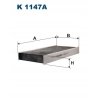 Filtr kabiny FILTRON K 1147A