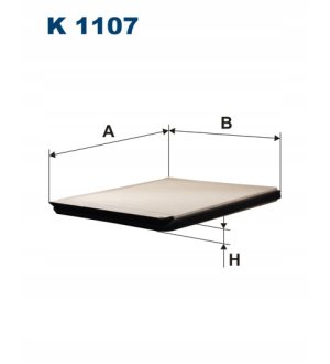 Filtr kabiny FILTRON K 1107