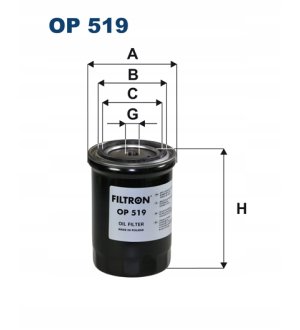 Filtr oleju FILTRON OP 519