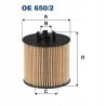 Filtr oleju FILTRON OE 650/2