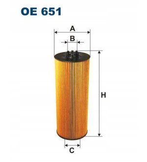 Filtr oleju FILTRON OE 651