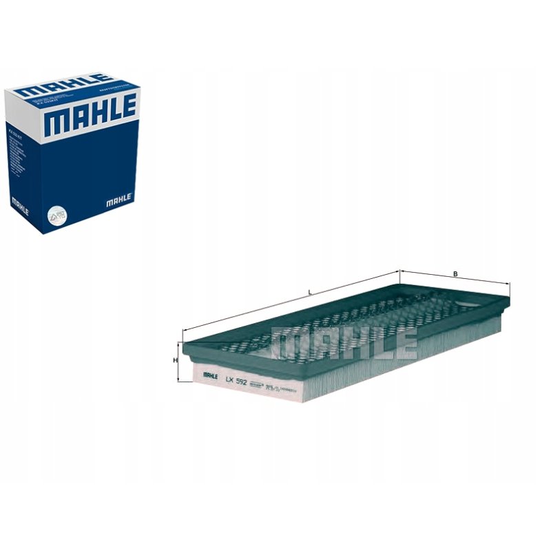 Filtr powietrza KNECHT LX592