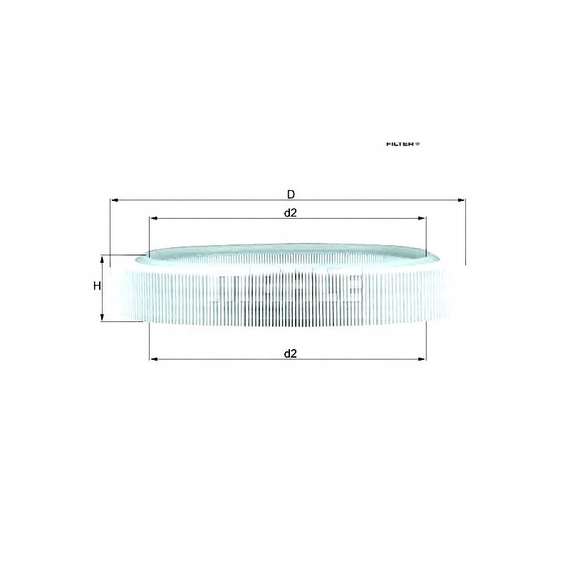 Filtr powietrza KNECHT LX58