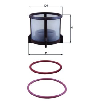Filtr paliwa MAHLE KX72D2