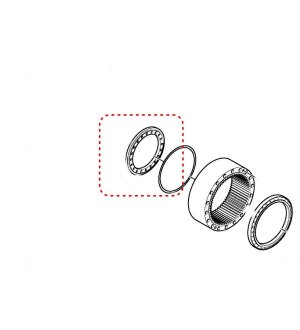 Pierścień zwolnicy jazdy Volvo 14599926