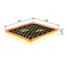 Filtr powietrza BOSCH FILTRY 1 457 433 338
