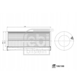 Filtr powietrza FEBI BILSTEIN FE186188