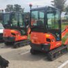 Wynajem sprzętu budowlanego Września Gniezno Witkowo Nekla. Minikoparki przyczepy lawety zagęszczarki agregaty kosiarki wiertnice drabin