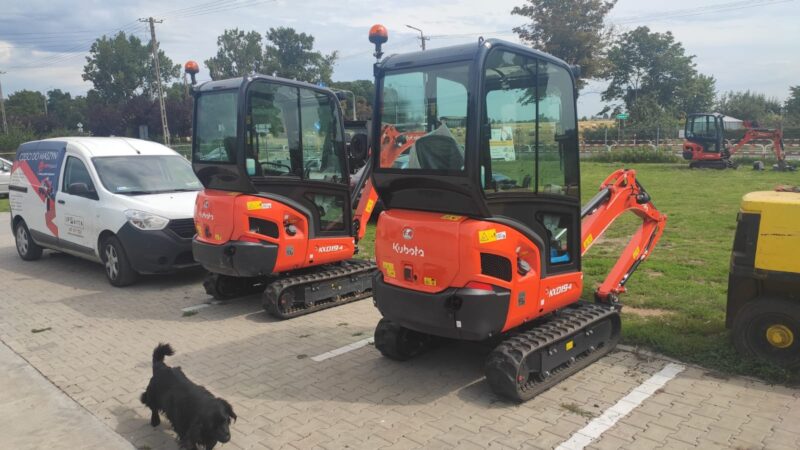 Wynajem sprzętu budowlanego Września Gniezno Witkowo Nekla. Minikoparki przyczepy lawety zagęszczarki agregaty kosiarki wiertnice drabin